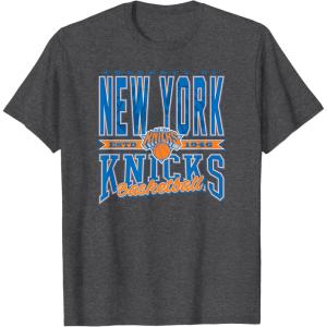 NBA New York Knicks Nonstop Action T-Shirt(Dark Heather Grey)