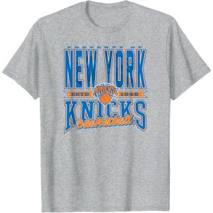 NBA New York Knicks Nonstop Action T-Shirt(Heather Grey)