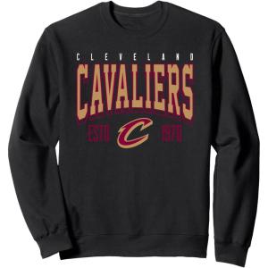 NBA Official Cleveland Cavaliers Battle Tested Sweatshirt(Black)