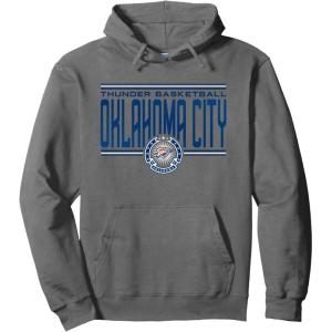 NBA Oklahoma City Thunder City Pride Pullover Hoodie(Asphalt Grey)