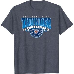 NBA Oklahoma City Thunder Coming At Ya T-Shirt(Heather Blue)