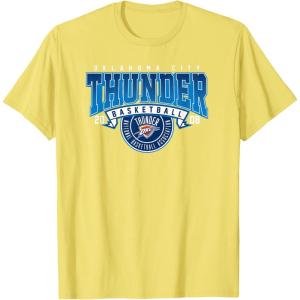 NBA Oklahoma City Thunder Coming At Ya T-Shirt(Lemon Yellow)