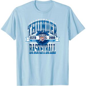 NBA Oklahoma City Thunder Gametime T-Shirt(Baby Blue)