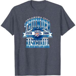 NBA Oklahoma City Thunder Gametime T-Shirt(Heather Blue)