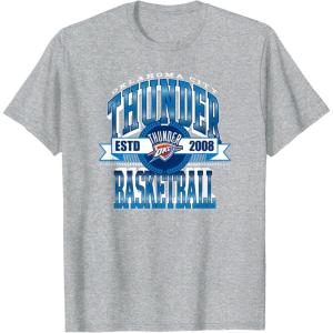 NBA Oklahoma City Thunder Gametime T-Shirt(Heather Grey)