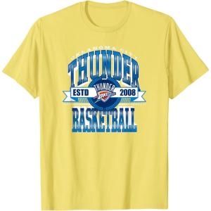 NBA Oklahoma City Thunder Gametime T-Shirt(Lemon Yellow)