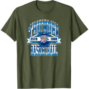 NBA Oklahoma City Thunder Gametime T-Shirt(Olive Green)