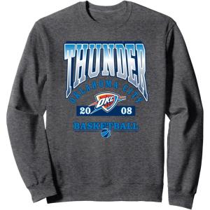 NBA Oklahoma City Thunder Homecourt Advantage Sweatshirt(Dark Heather Grey)