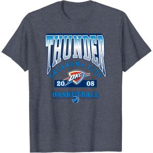NBA Oklahoma City Thunder Homecourt Advantage T-Shirt(Heather Blue)