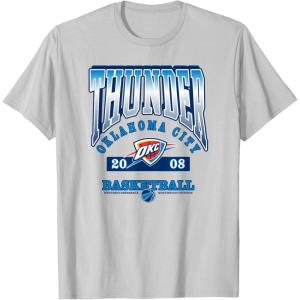 NBA Oklahoma City Thunder Homecourt Advantage T-Shirt(Silver Grey)