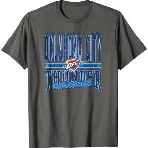 NBA Oklahoma City Thunder Nonstop Action T-Shirt(Asphalt Grey)