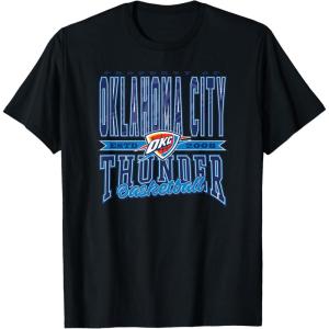 NBA Oklahoma City Thunder Nonstop Action T-Shirt(Black)