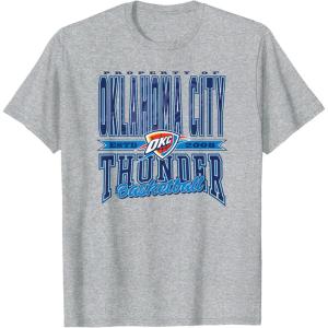 NBA Oklahoma City Thunder Nonstop Action T-Shirt(Heather Grey)