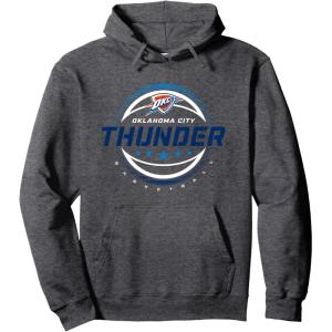 NBA Oklahoma City Thunder The Rock Pullover Hoodie(Dark Heather Grey)