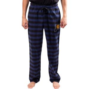 Ultra Game Men’s NBA Official Sleepwear Super Soft Flannel Pajama Loungewear Pants(Indiana Pacers)