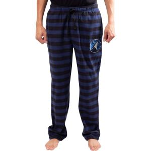 Ultra Game Men’s NBA Official Sleepwear Super Soft Flannel Pajama Loungewear Pants(Minnesota Timberwolves)