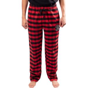Ultra Game Men’s NBA Official Sleepwear Super Soft Flannel Pajama Loungewear Pants(Toronto Raptors)