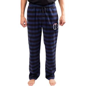 Ultra Game Men’s NBA Official Sleepwear Super Soft Flannel Pajama Loungewear Pants(Washington Wizards)