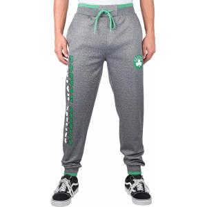 Ultra Game Men’s NBA Official Soft Fleece Active Jogger Sweatpants(Heather Charcoal)