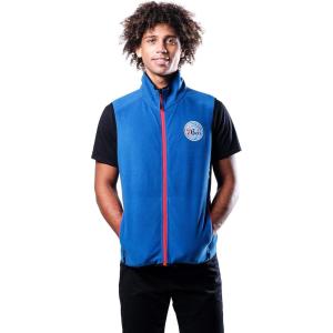 Ultra Game NBA Men’s Soft Fleece Full Zip Vest Jacket(Team Color)