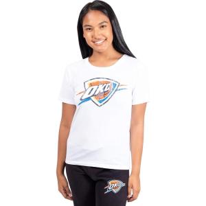 Ultra Game Women’s NBA Official Soft Vintage Distressed Graphics T-Shirt(Oklahoma City Thunder)
