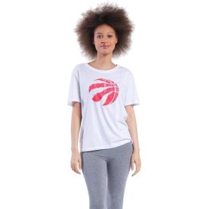 Ultra Game Women’s NBA Official Soft Vintage Distressed Graphics T-Shirt(Toronto Raptors)