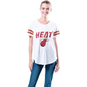 Ultra Game Women’s NBA Official Super Soft Mesh Jersey T-Shirt(White)