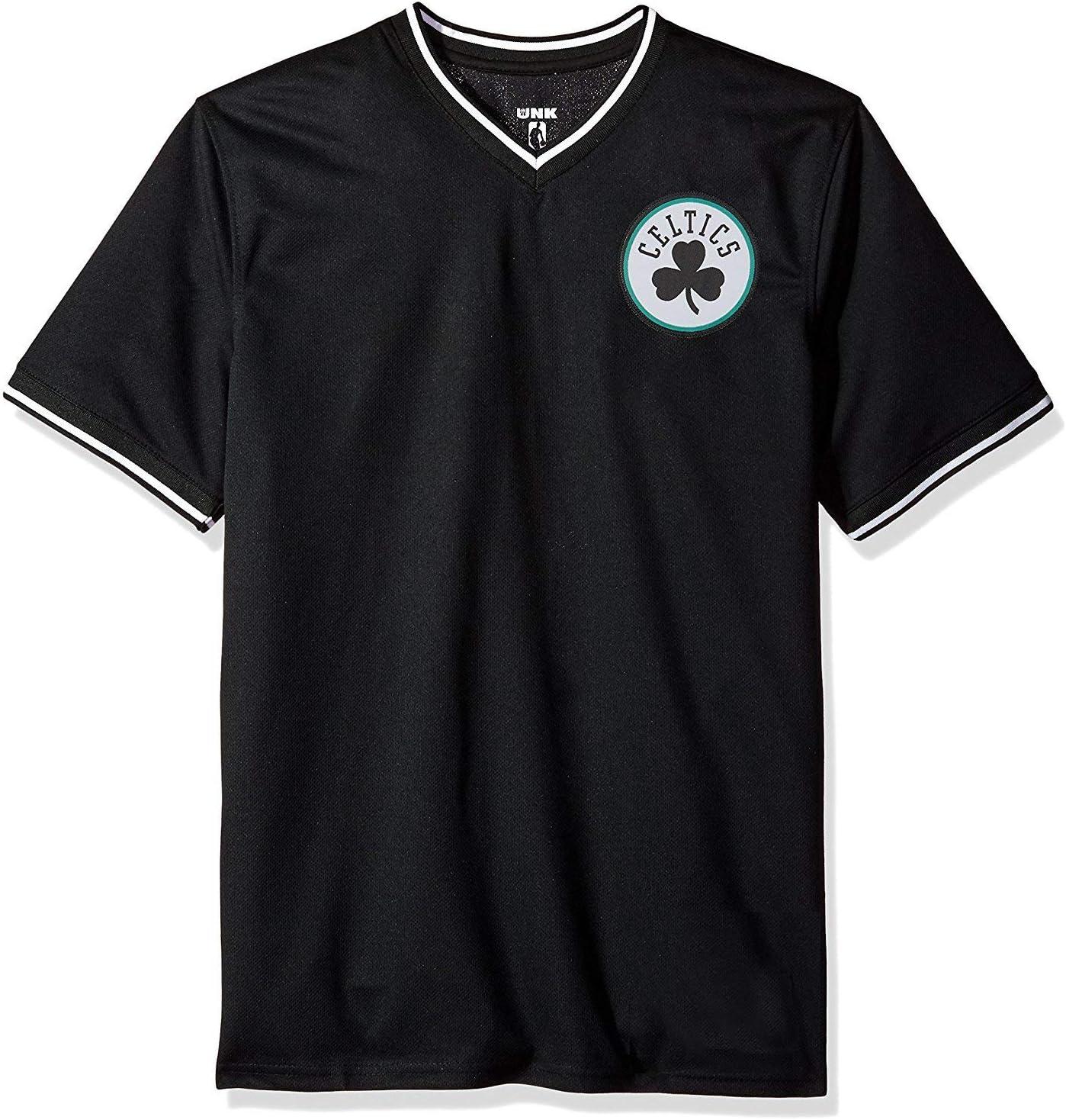 imageUltra Game Mens NBA Official Jersey VNeck Mesh Short Sleeve Tee ShirtBlack