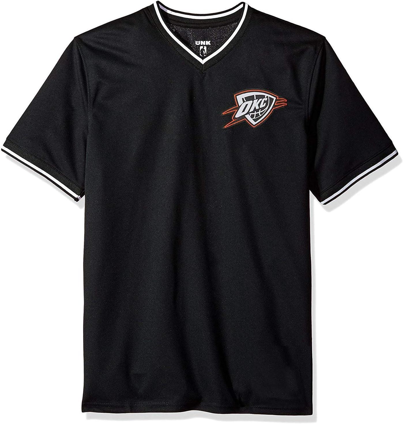 imageUltra Game Mens NBA Official Jersey VNeck Mesh Short Sleeve Tee ShirtBlack