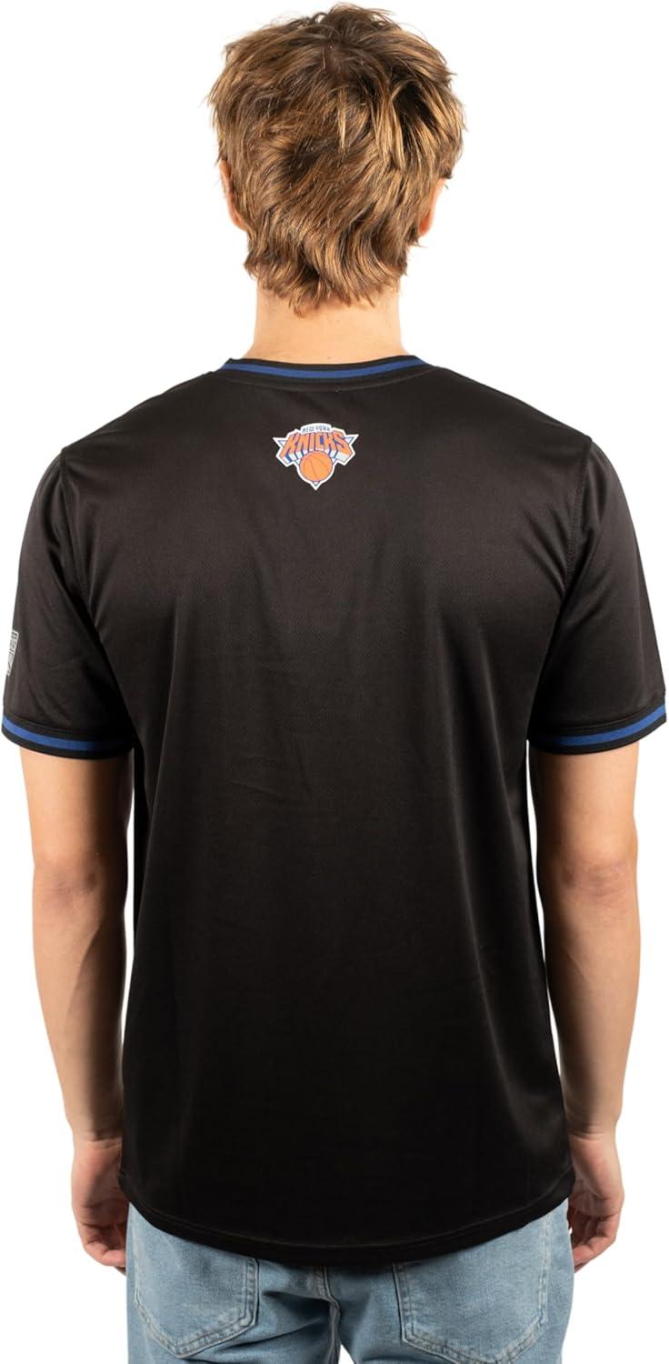 imageUltra Game Mens NBA Official Jersey VNeck Mesh Short Sleeve Tee ShirtBlack Updated