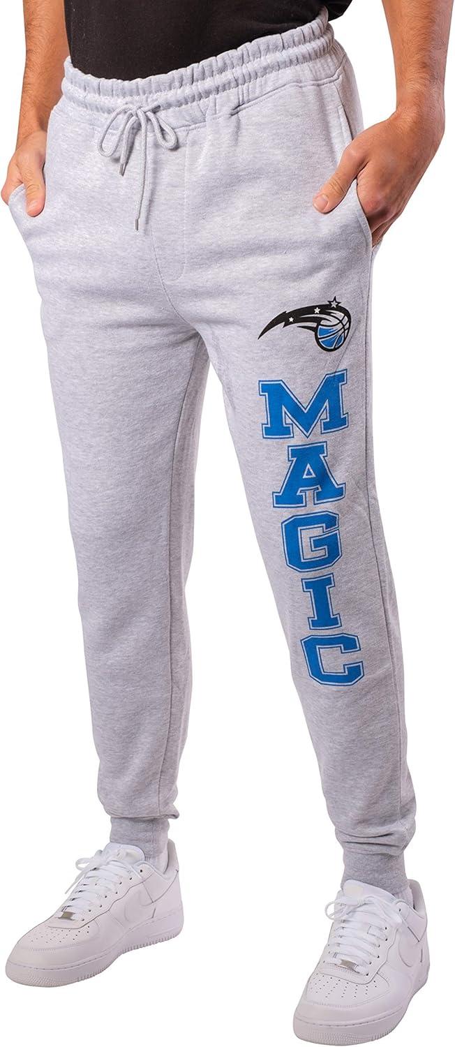 imageUltra Game Mens NBA Official Super Soft Team Jogger SweatpantsHeather Gray