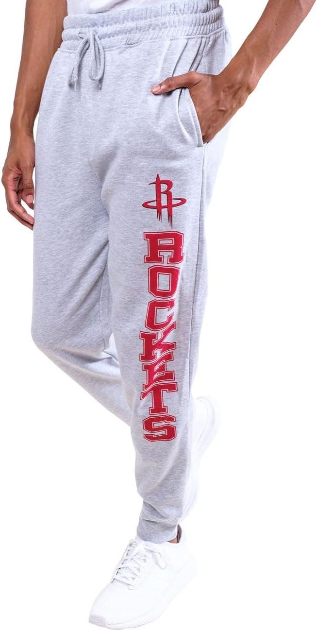 imageUltra Game Mens NBA Official Super Soft Team Jogger SweatpantsHeather Gray