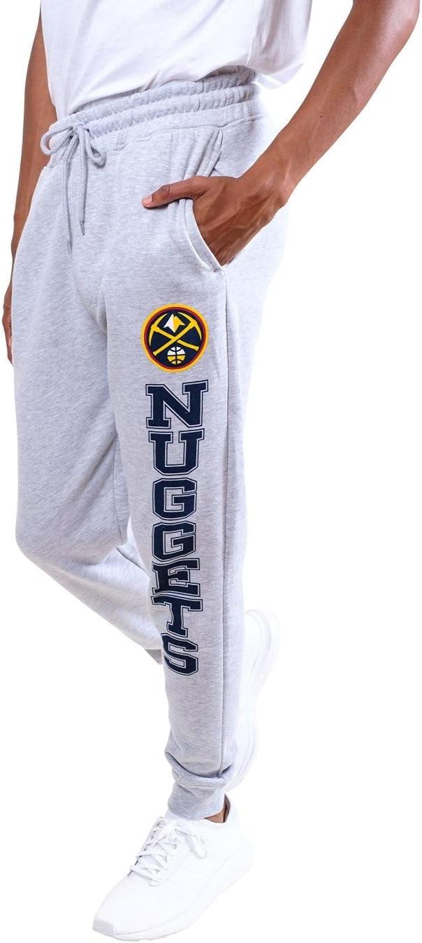 imageUltra Game Mens NBA Official Super Soft Team Jogger SweatpantsHeather Gray