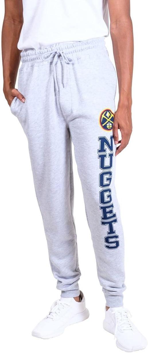 imageUltra Game Mens NBA Official Super Soft Team Jogger SweatpantsHeather Gray
