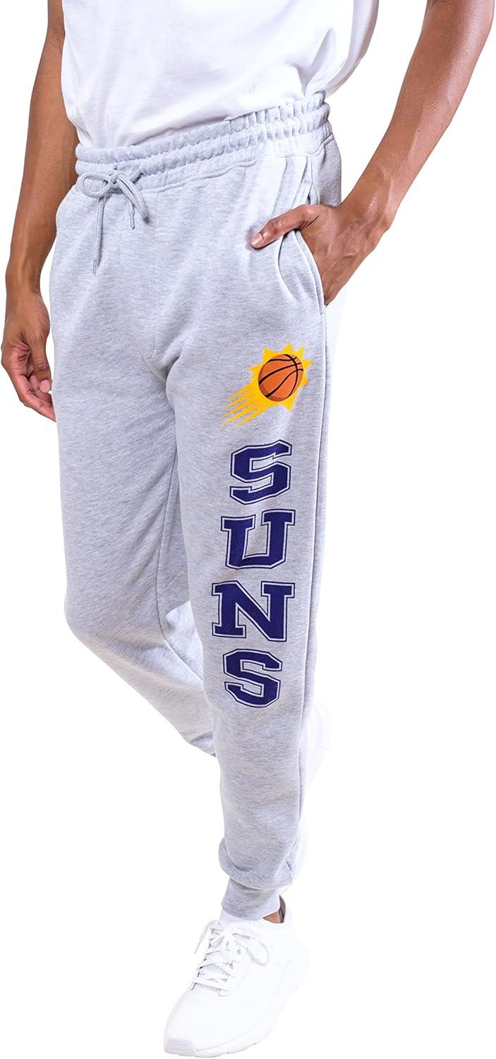 imageUltra Game Mens NBA Official Super Soft Team Jogger SweatpantsHeather Gray
