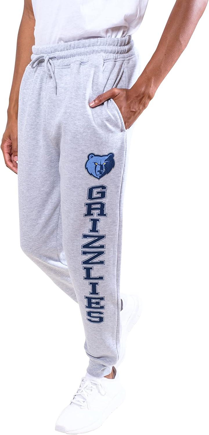 imageUltra Game Mens NBA Official Super Soft Team Jogger SweatpantsHeather Gray