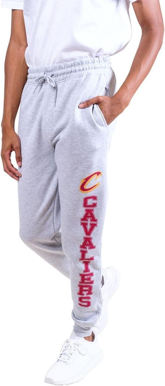 imageUltra Game Mens NBA Official Super Soft Team Jogger SweatpantsHeather Gray