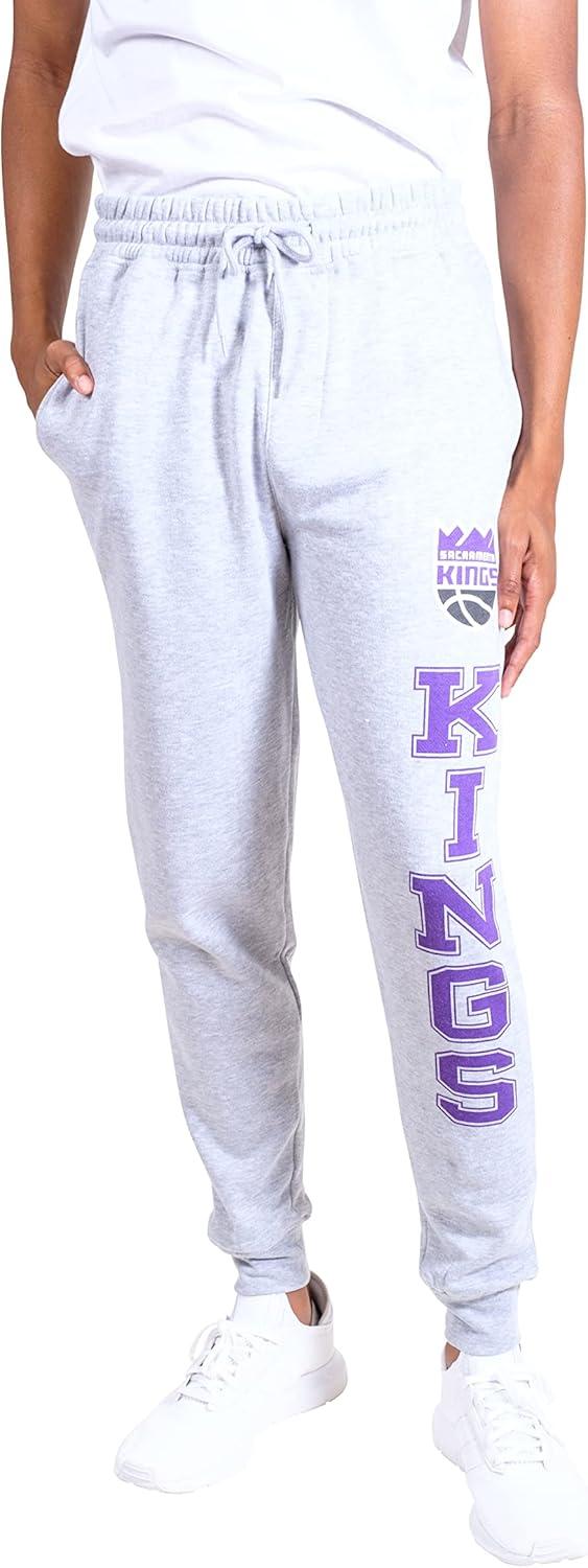 imageUltra Game Mens NBA Official Super Soft Team Jogger SweatpantsHeather Gray