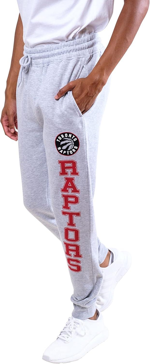 imageUltra Game Mens NBA Official Super Soft Team Jogger SweatpantsHeather Gray