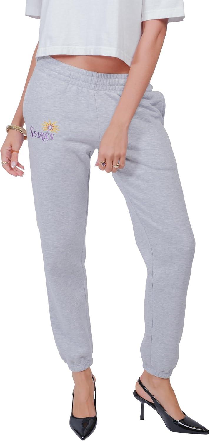 imageUltra Game WNBA Womens WNBA Official Supremely Soft Jogger SweatpantsHeather Gray