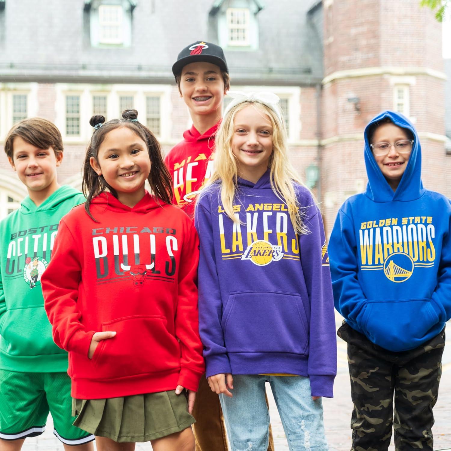 imageUltra Game Youth NBA Official Standard Super Soft MVP Pullover Hoodie SweatshirtTeam Color
