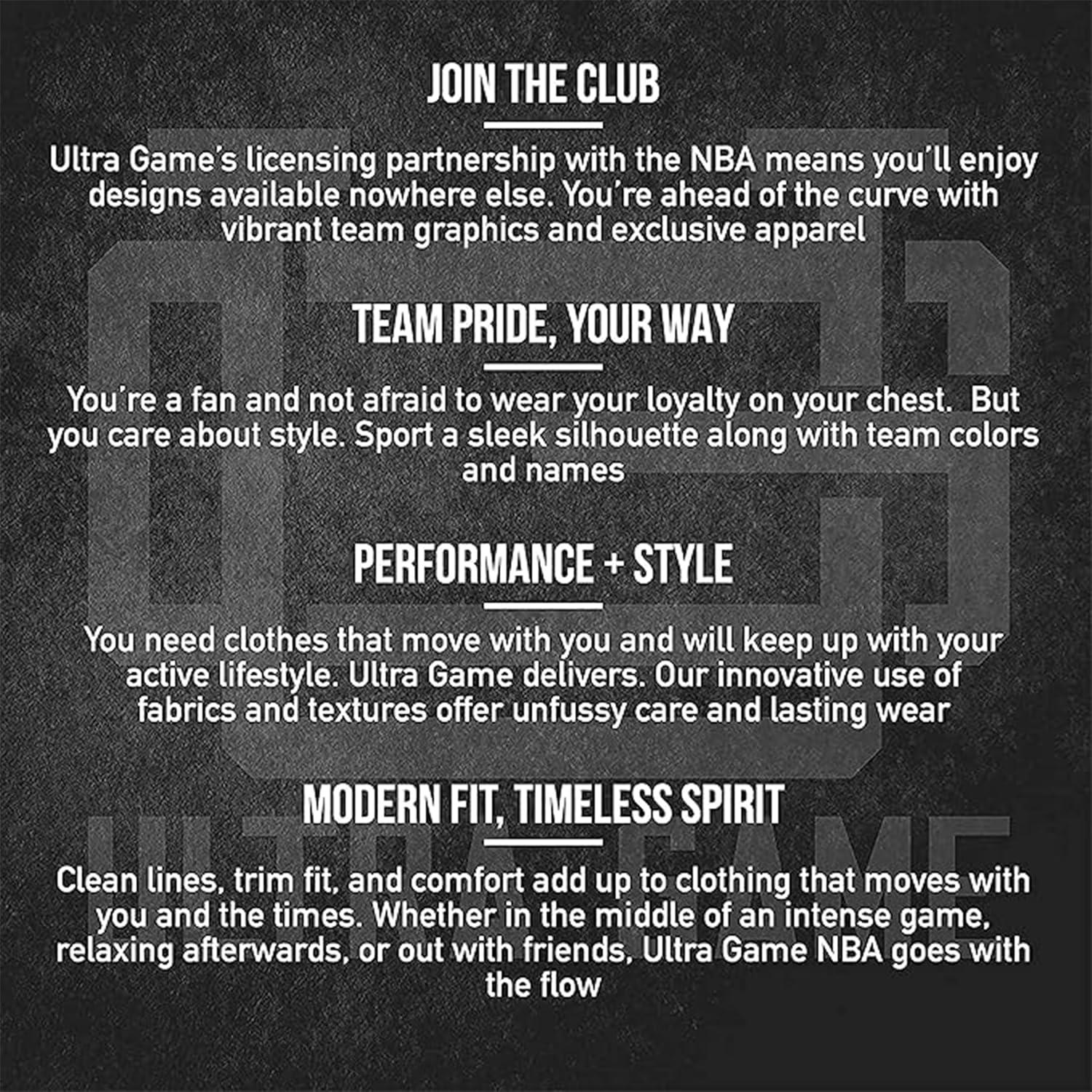 imageUltra Game Youth NBA Official Standard Super Soft MVP Pullover Hoodie SweatshirtTeam Color