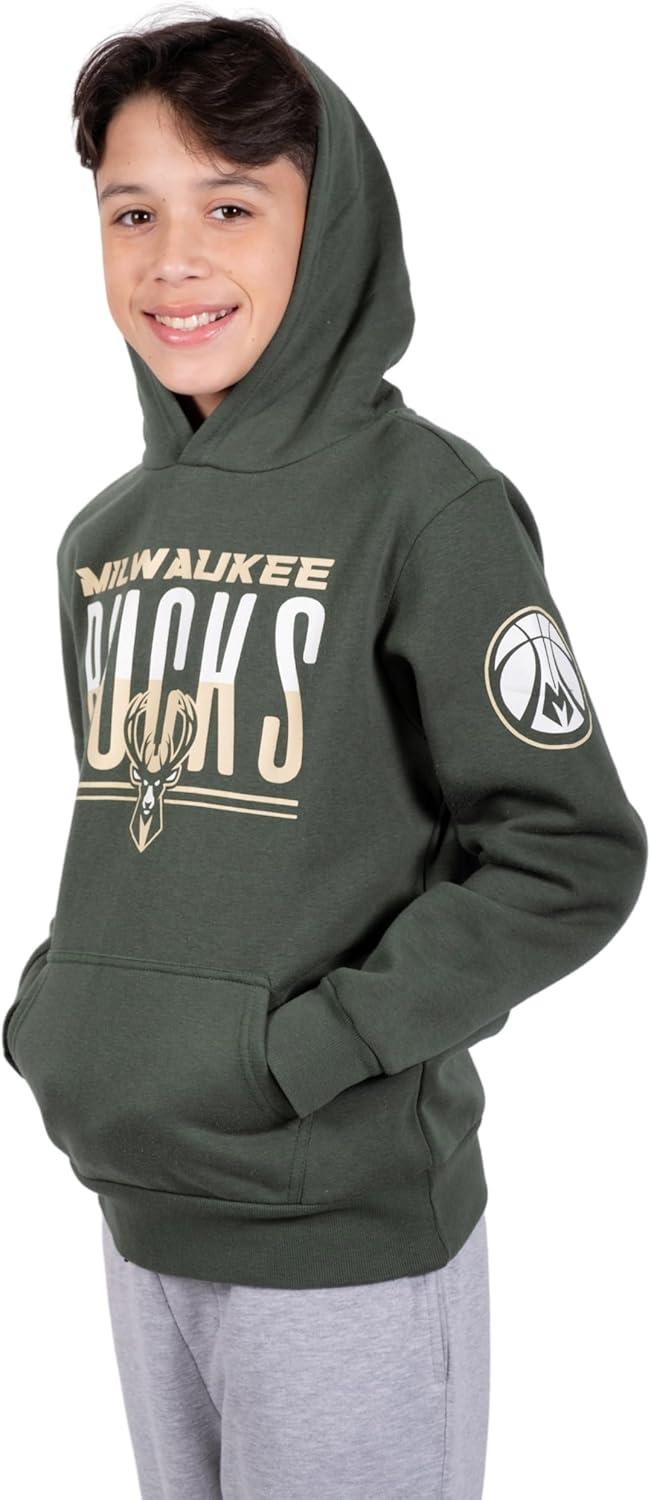 imageUltra Game Youth NBA Official Standard Super Soft MVP Pullover Hoodie SweatshirtTeam Color
