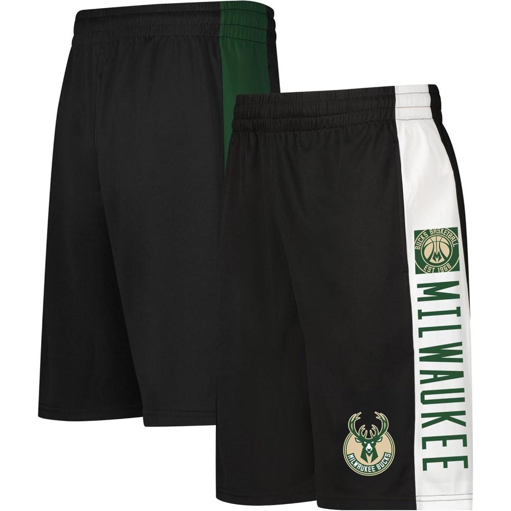 imageUltra Game Mens NBA Official Mesh Basketball ShortsMilwaukee Bucks