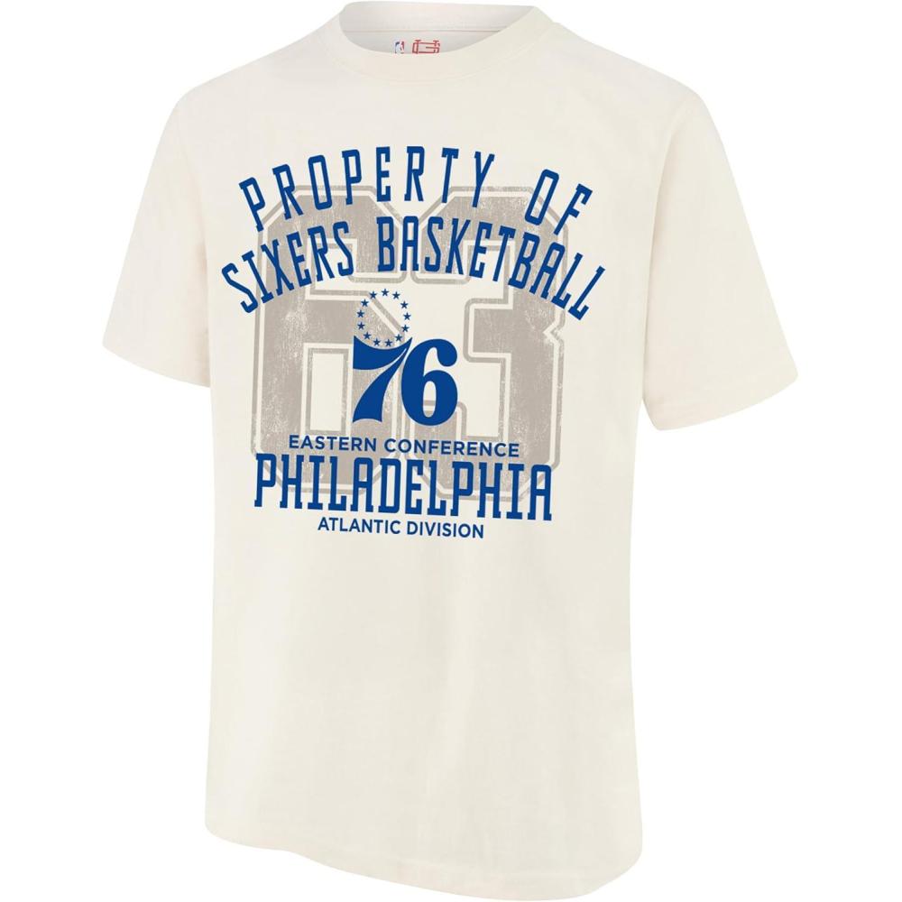 imageUltra Game Mens NBA Official Standard Super Soft Nostalgic TShirtCream