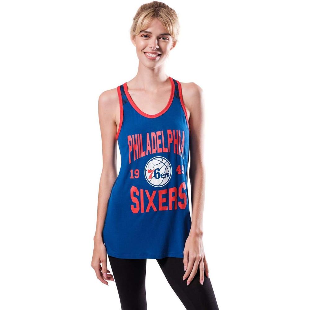 imageUltra Game NBA Womens SuperSoft Mesh Jersey Racerback Tank Top for WomenTeam Color