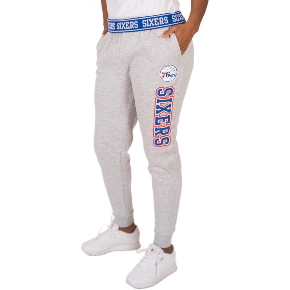 imageUltra Game Womens NBA Official Jogger Pants Active Basic Fleece SweatpantsHeather Gray
