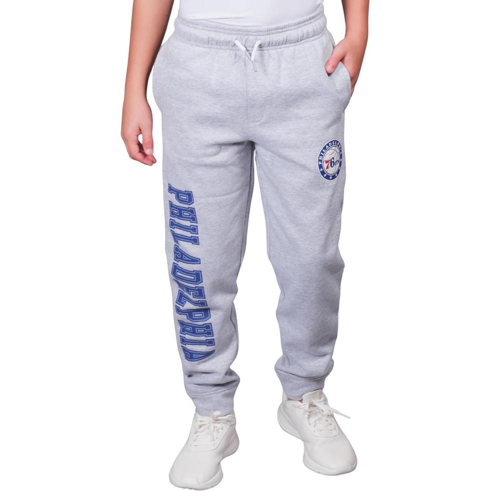 imageUltra Game Youth NBA Official Super Soft Game Day Jogger SweatpantsHeather Gray