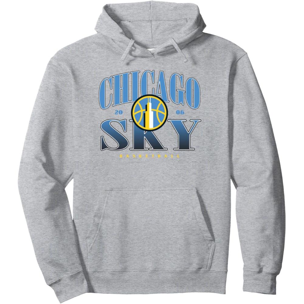 imageWNBA Chicago Sky Courtside Pullover HoodieHeather Grey