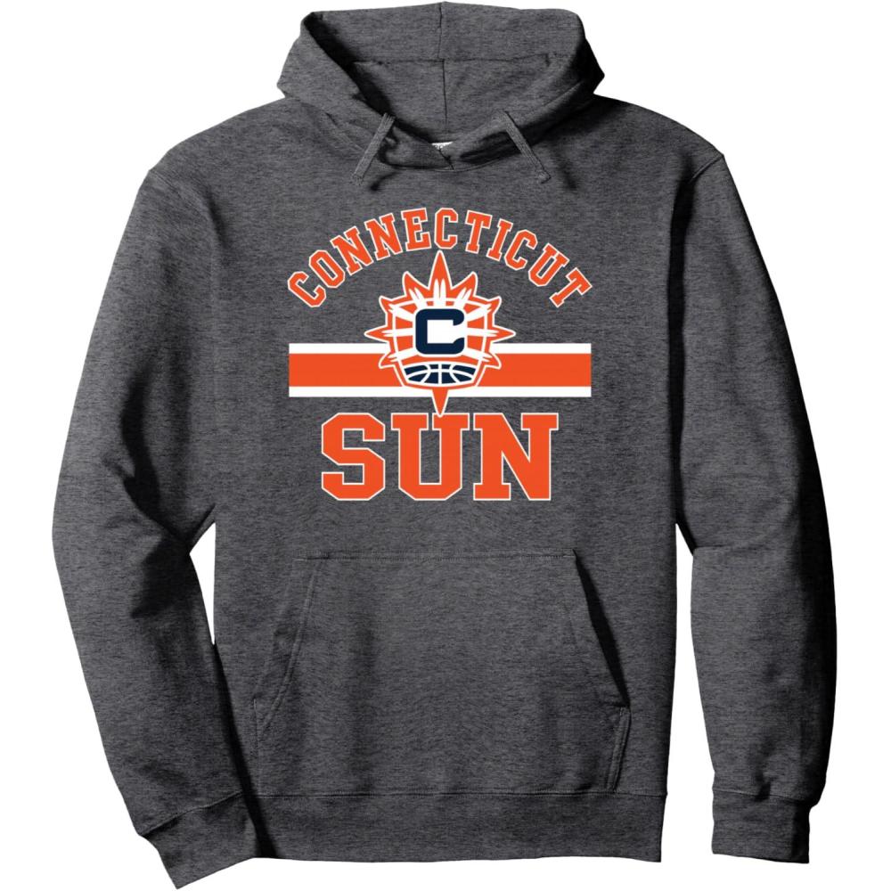 imageWNBA Connecticut Sun Downtown Pullover HoodieDark Heather Grey